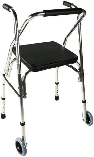 Caminador para ancianos Trial con 2 ruedas grandes - Ortopedia DIORSE